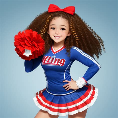 Convert Image Curly Hair Cheerleader