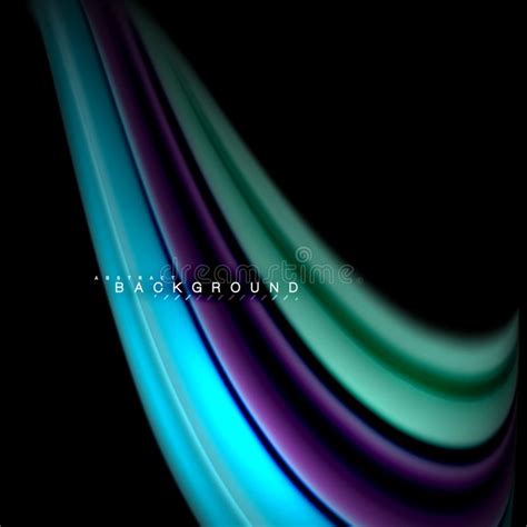 Fluid Mixing Colors Vector Wave Abstract Background Design Colorful