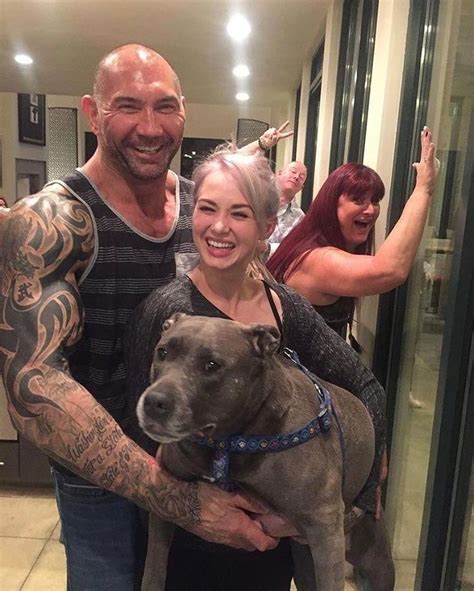 Wwe Superstar Turned Actor Dave Batista David Bautista And His Wife