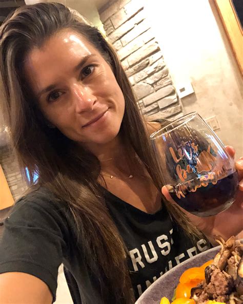 Very Cute Danica Patrick Dinner Wine Selfie Celeblr