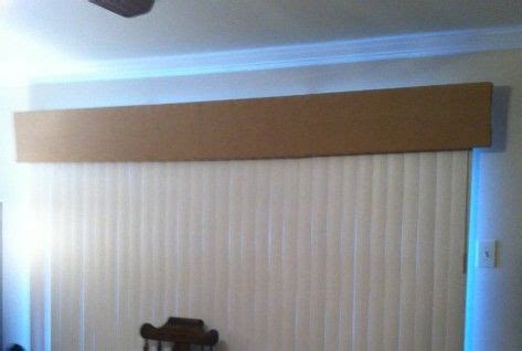 Vertical blinds require very little cleaning with just a light dust from time to time. DIY Valance for vertical blinds (With images) | Diy blinds, House blinds, Vertical blinds valance