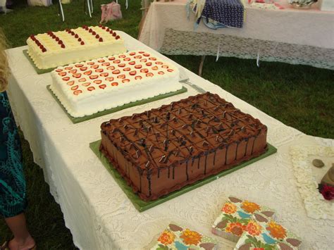 You may once again order half sheet cakes. THE HOT SPOT: A Small Glimpse Into A Wedding!