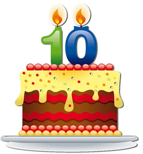 Happy 10th Birthday Png Transparent Images Pictures Photos Png Arts
