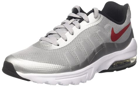 Nike Nike Air Max Invigor Running Shoes Wolf Greyvarsity Red Black