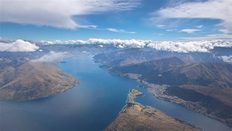 Lake Wakatipu And Queenstown New Zealand New Zealand