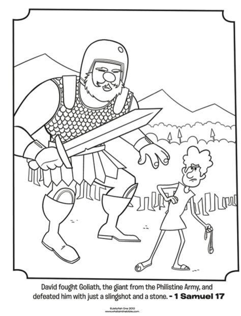 001 david and goliath 4 coloring page. 16 best Route 66 Chidrens Church Project images on ...