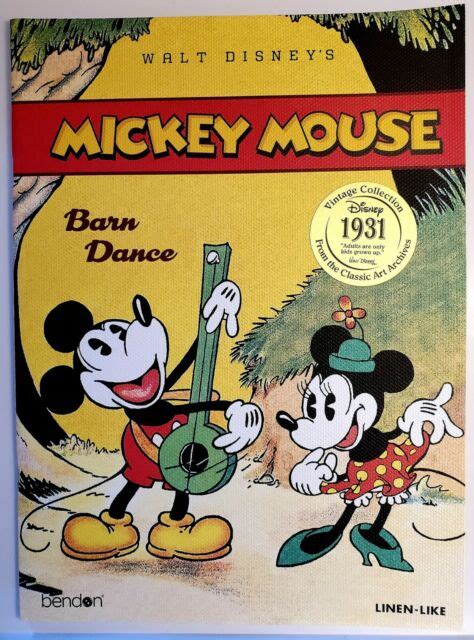 Vintage Collection Walt Disney Mickey Mouse Barn Dance 1931 For Sale