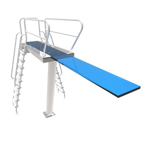 3d Model Diving Board Vr Ar Low Poly Cgtrader
