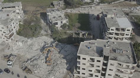 Syria Drone Captures Aftermath Of Deadly Earthquake In Jableh Video Ruptly