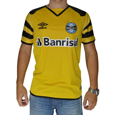 Preço normal r$ 197,00 r$ 299,00 3x de r$ 65,67 34% off. Camisa Gremio Umbro Goleiro 2017 715878 - Amarelo/Preto ...