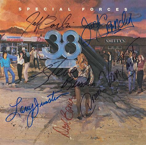 38 Special Band Signed Special Forces Album Artist Signed