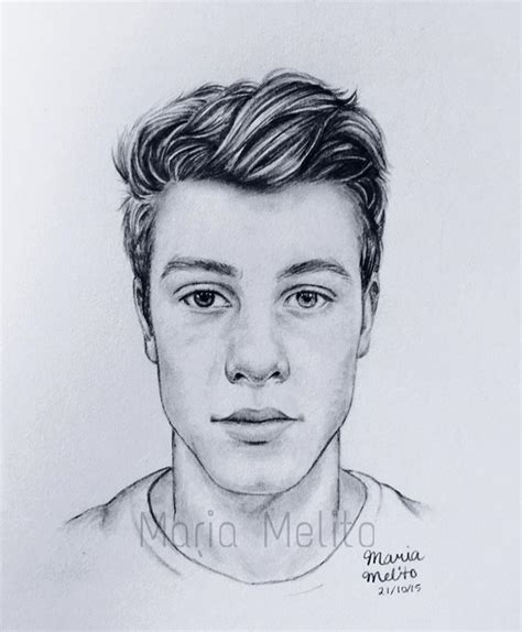 All About Shawn Mendez Shawn Mendes Drawing Easy Step By Step