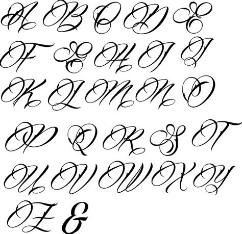 Cool Fonts To Draw Alphabet Hand Drawn Lettering Font
