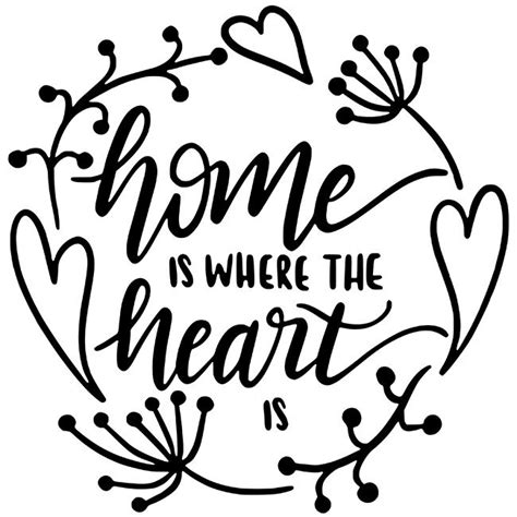 Home Is Where The Heart Is Kit Diy Art In A Box