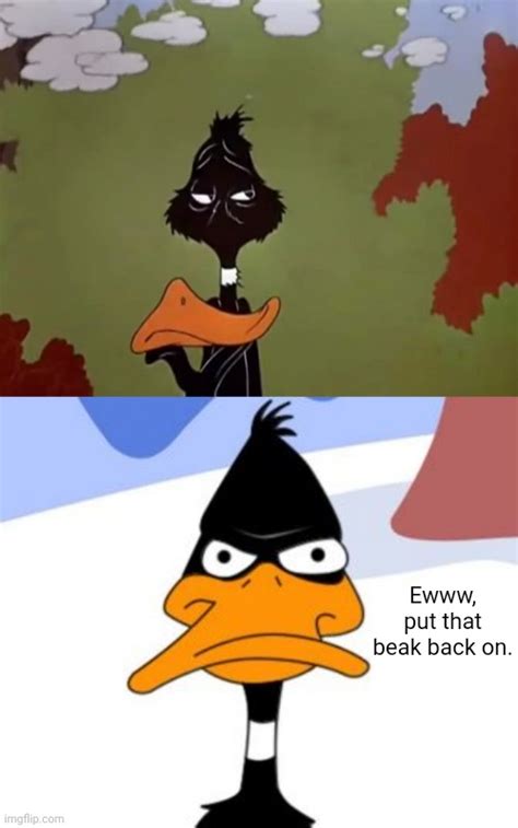 Cursed Daffy Duck With The Beak Off Imgflip
