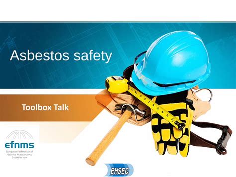 Pdf Asbestos Safety Mfa Netzwerkat · Asbestos Safety Toolbox Talk