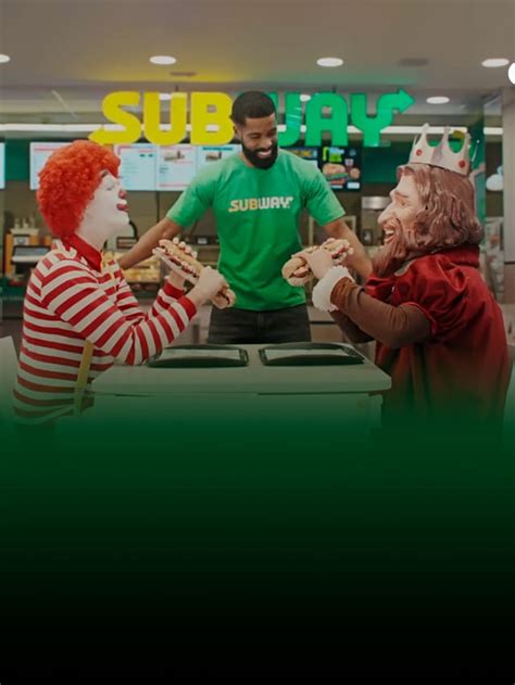 Subway traz mascostes do McDonalds e BK em campanha do Dia da Amizade GKPB Geek Publicitário