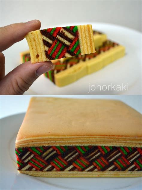 Kek Lapis Sarawak At One Food And Cake House In Pandan City Johor