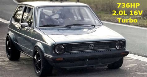 736hp Vw Golf Mk1 From Hell Muscle Cars Zone