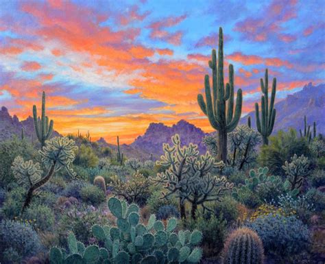 Only Arizona — Stephen Morath Desert Landscape Painting