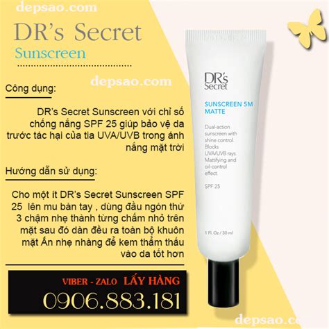 Drs Secret Sunscreen 5 Kem Chống Nắng Spf25