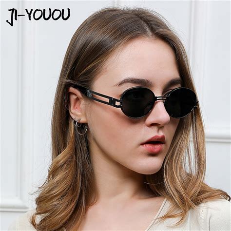 buy jiyouou sunglasses for women brand cat eye goggles oculos retro vintage