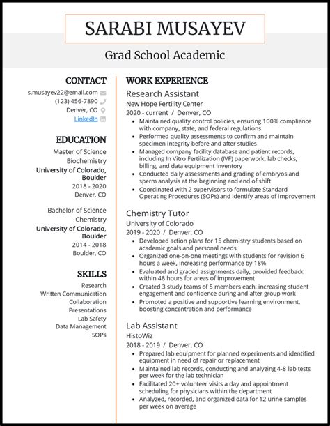 7 Academic Resume Examples That Worked In 2024