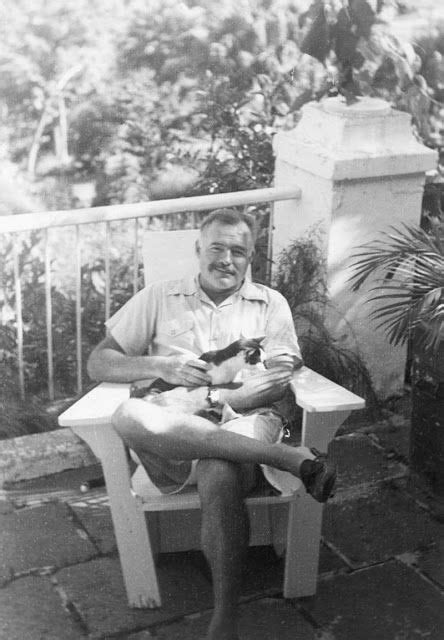 26 Interesting Vintage Photos Of Ernest Hemingway With His Beloved Cats Hemingway Cats Ernest