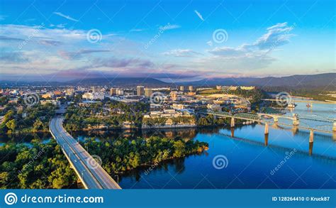 Downtown Chattanooga Tennessee Skyline Stock Photo Image Of Thomas