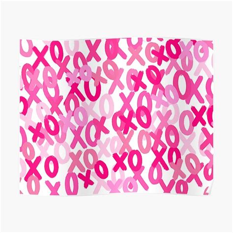 preppy xoxo poster for sale by mollsdesignss redbubble