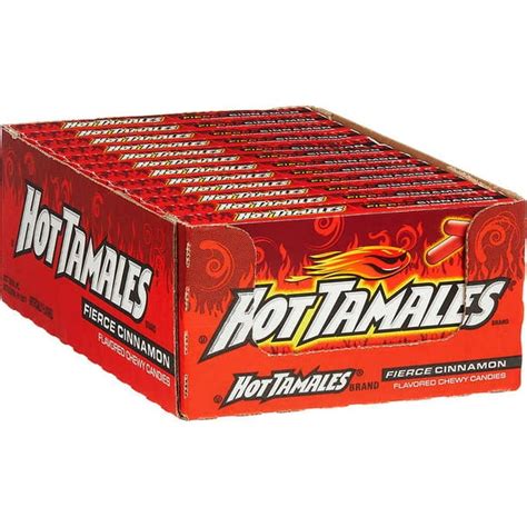 Hot Tamales Fierce Cinnamon 5 Oz Pack 12 Count
