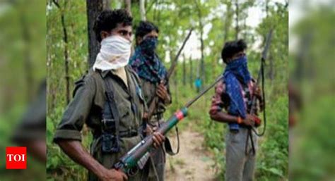 maoist killed by security forces in chhattisgarh s dantewada raipur news times of india