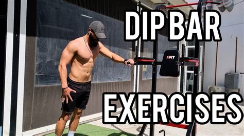 10 Dip Bar Exercises Youtube