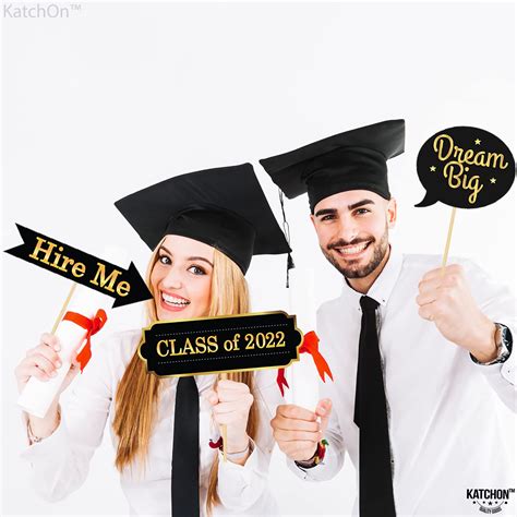 Xtralarge Graduation Photo Booth Props 2022 Pack Of 40 Graduation Photo Props For Graduation