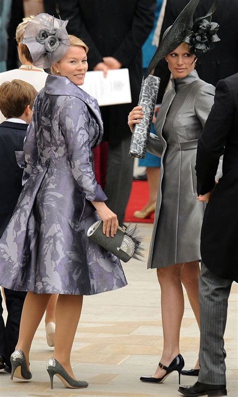 Autumn Kelly Phillips With Her Sister In Law Zara Phillips Tindall At The Royal Wedding 2011