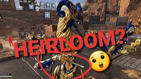 Heirloom shards are the most difficult to obtain material in apex legends, but that said: How to Use any HEIRLOOM!! with Revenant !!! - YouTube