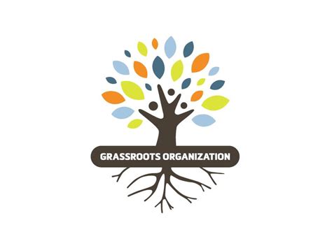 Grassroots Organization Flourishing Tree Logo Design Tree Logo