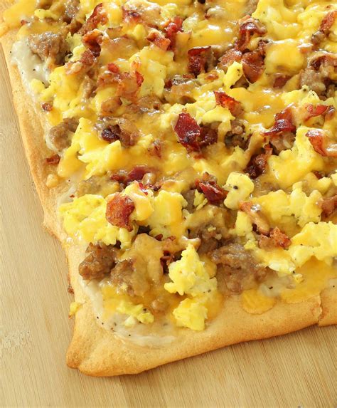Bacon And Sausage Breakfast Pizza Weekend Craft