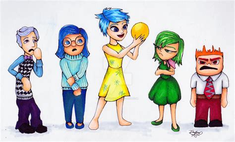 Inside Out Humanized By Jedipanda22 On Deviantart