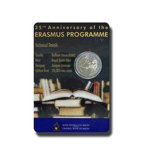 2022 Malta 35th Anniversary Of The Erasmus Programme 2 Euro