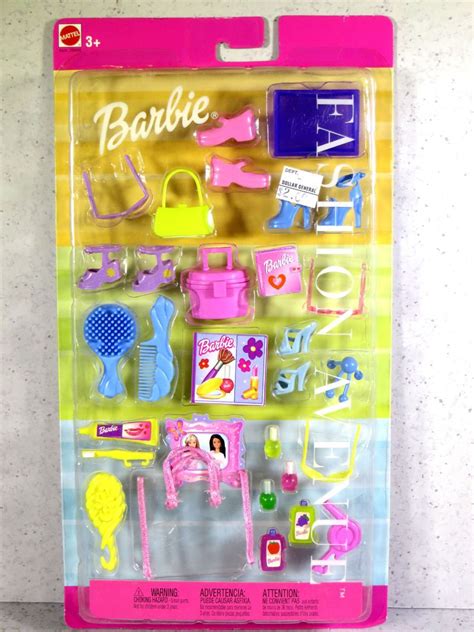 Nib Barbie Doll 2002 Fashion Avenue Accessory Bonanza Accessories 2 Barbie Toys Barbie Doll
