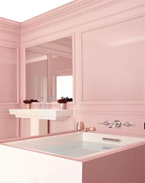 Blush Pink Bathroominspirationmodernpinkblushfemininebathroom 1