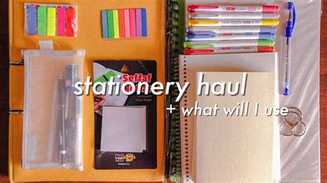 Stationery Haul What Will I Use As A 5th Year Med Student Youtube