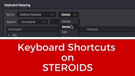 For that reason, along with the power of resolve, video editors should be familiar with the basic there's one keyboard shortcut that reigns supreme above all others and that is save. yes, it's common knowledge; Keyboard Shortcuts on Steroids - Davinci Resolve 15 ...