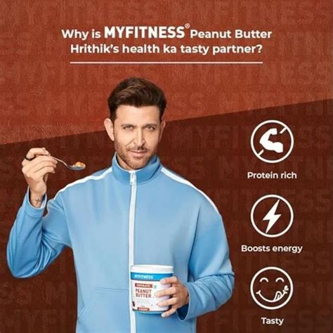 Myfitness Chocolate Peanut Butter Crunchy 510g 23g Protein At Rs 240piece My Fitness
