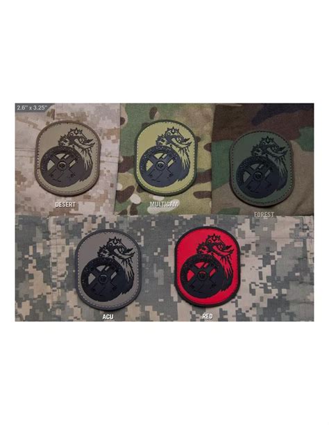 Mil Spec Monkey Tactical Patch With Velcro Berserker Pvc