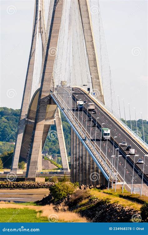 The Normandy Bridge In France Editorial Stock Photo Image Of Bridge