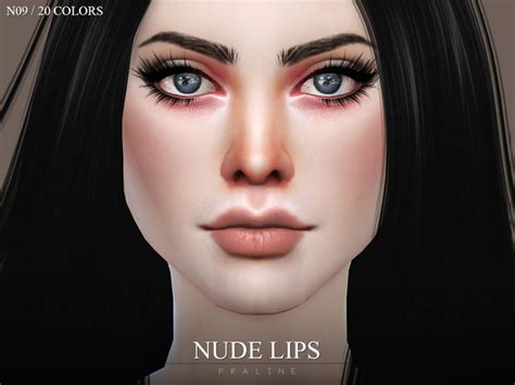 The Sims Resource Nude Lips N09