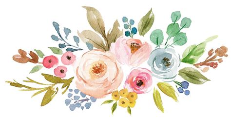 Pin By Reynaud Roche On Flowers 42019 Free Watercolor Flowers