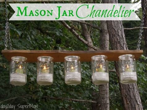 Diy Mason Jar Chandelier Tutorial ~ Its Rustic And Whimsical And A